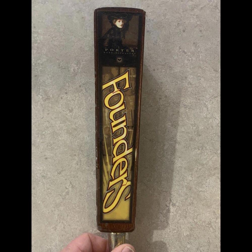 Founders Porter Dark Rich & Sexy Beer Tap Handle - 11 1/2"​​​​ - Picture 2 of 3